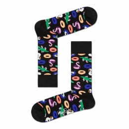 HappySocksPoolPartySokkenZwart