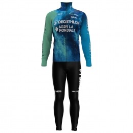 DECATHLONAG2RLAMONDIALE2024Setwinterfietsjacklangekoersbroekset2
