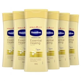 6xVaselineBodylotionEssentialHealing400ml