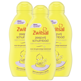 Zwitsal-ZeepvrijSchuimbad-3x200ml