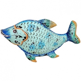 BeeldjesSignesGrimaltBlauweVisKaarsenhouder