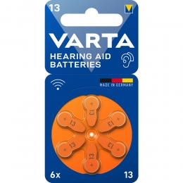 50xVartaHearingAidBatteries13Blister6stuks