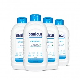 4xSanicurBadenDouchegelOriginal1000ml