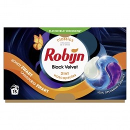 RobijnWascapsules3-in1BlackVelvet15stuks