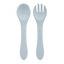 Dutsi-BesteksetvoorBabys-VeiligFlexibel-Siliconen-Grijsblauw