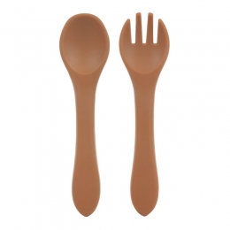 Dutsi-BesteksetvoorBabys-VeiligFlexibel-Siliconen-Kaneelbruin