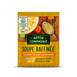 12xNaturCompagnieKippensoepBio40gr