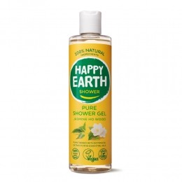 HappyEarth100NatuurlijkeDouchegelJasmineHoWood300ml
