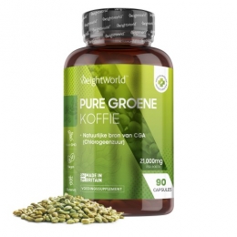 GroeneKoffie-21000mg90Capsules-Koffiebonen-Koffiecapsules-1maandenvoorraad