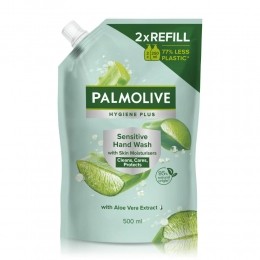 12xPalmoliveHandzeepNavullingDoypackHygienePlusSensitiveAntibacterile500ml