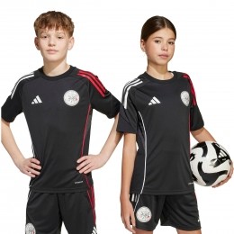 adidasAjaxTrainingsshirt2025-2026KidsZwartWitRood