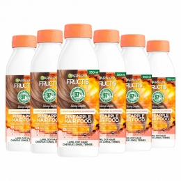 6xGarnierFructisPineappleHairFoodConditioner350ml