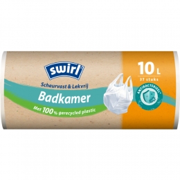 SwirlPedaalemmerzakkenBadkamerScheurvastLekvrij10liter37stuks