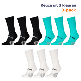 HEADPadelSokkenCrew3-packWit-4346