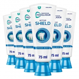 6xSensodyneTandpastaProGlasurActiveShieldFreshMint75ml