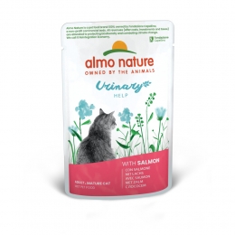 60xAlmoNatureUrineHulpKattenvoerNatZalm70gr