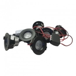 Set6x4WattdimbareledinbouwspotsZwart-2700K