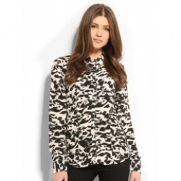 LSYOLLYSHIRT-Guess-Blouses-Zwart