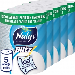 11gratis5xNalysBlitzHuishoudpapierinPapierenVerpakking