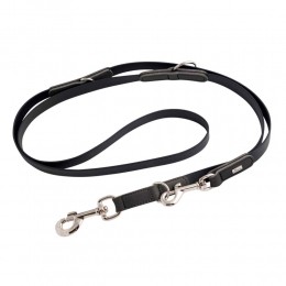 HUNTERVerstelbarehondenlijnWolmarzwartgrijsMaat16200