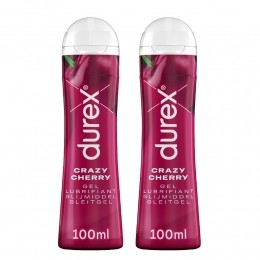2xDurexPlayGlijmiddelCrazyCherry100ml