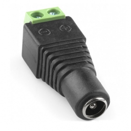LEDStripDC55StekkerFemalemetklemmen