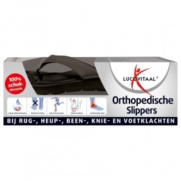 LucovitaalOrthopedischeSlipperZwartMaat45-461paar