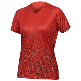 ENDURADamesfietsshirtSingletrackPrintbikeshirtMaatSFietsshirt