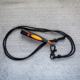 ACMEHondenfluitAlpha2105zwart-oranje