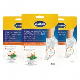 3xSchollVoetmaskerVerzachtendenRevitaliserend1paar