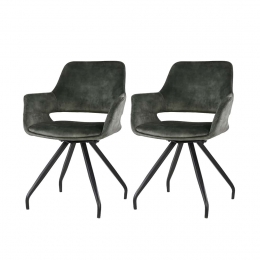 StoelCappvelvetolijfgroensetvan2