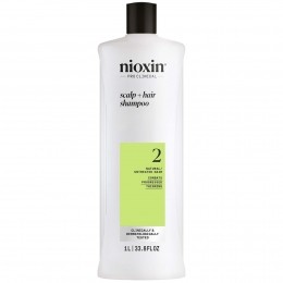 NIOXINScalpandHairThickeningSystem2ShampooforNaturalHairwithProgressedThinning1L