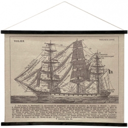 SchilderijenSignesGrimaltBootOprolbaarCanvas