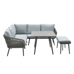 DavisLdSet6-DeligCarbonBlackRopeDiameter8MmMintGreenGardenImpressions-Gardenimpressions