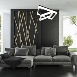 Eko-LightHanglampNerokunststofzwart2-lamps80W