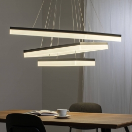 Eko-LightHanglampNerokunststofzwart3-lamps140W