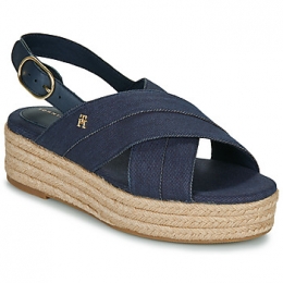 SandalenTommyHilfigerDENIMESPADRILLEPLATFORMSANDAL