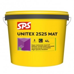 SPSUnitex2525MatMuurverf-OpKleurGemengd-4L