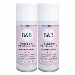 2xBBItaliaanseWasparfumOpfrissertjeWitteMusk400ml