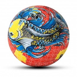 TouzaniKoiStraatvoetbalMaat5RoodBlauwGeel