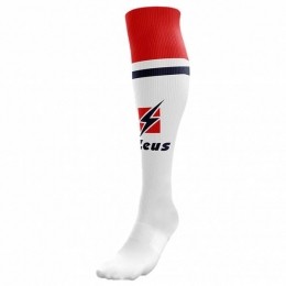 ZeusCalzaUnitedVoetbalsokkenwitrood
