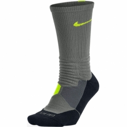 NikeBasketbalsokkenHypereliteGrijsFluo