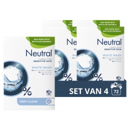 2ehalveprijs4xNeutralWaspoederWit18Wasbeurten1187kg