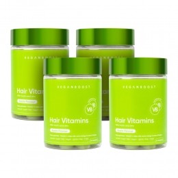 GratisVerzending4xVeganboostHairVitaminsAppel60gummies