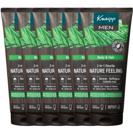 6xKneippDoucheMen2-in-1NatureFeeling200ml