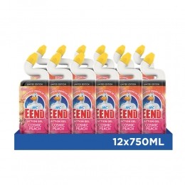 12xWCEendToiletreinigerActionGelCosmicPeach750ml