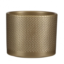 ErapotroundgoldreliefH145xD175cmstenenbinnenpotMicaDecorations-Micadecorations