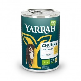 12xYarrahBioHondenvoerChunksKip405gr