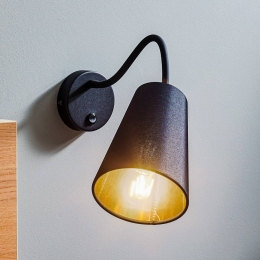 TKLightingWandlampWirezwartgoud