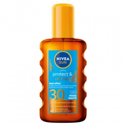 3xNIVEASunProtectBronzeOlieSpraySPF30200ml